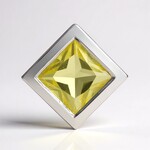 Ciondolo in argento con Citrino Limone (MONOSONO COLLECTION)
