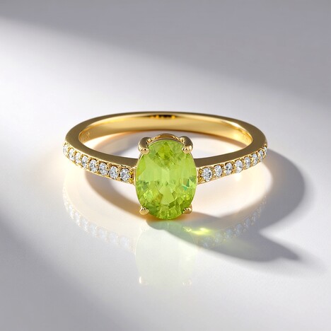 Anello in oro con Sfene (AMAYANI)