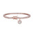 Bracciale in argento con Topazio Bianco (Adela Silber)