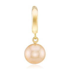 Ciondolo in argento con Perla Ming color Pesca (TPC)