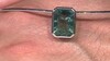 Colgante en plata con Fluorita verde (MONOSONO COLLECTION)