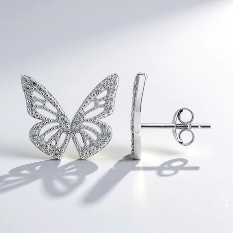 Orecchini in argento con Zircone