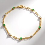 Bracciale in argento con Lemshuku Tsavorite