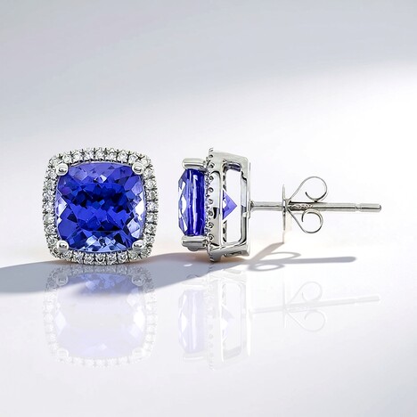 Orecchini in oro con Tanzanite AAA (CIRARI)