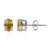 Boucles d'oreilles en argent et Citrine