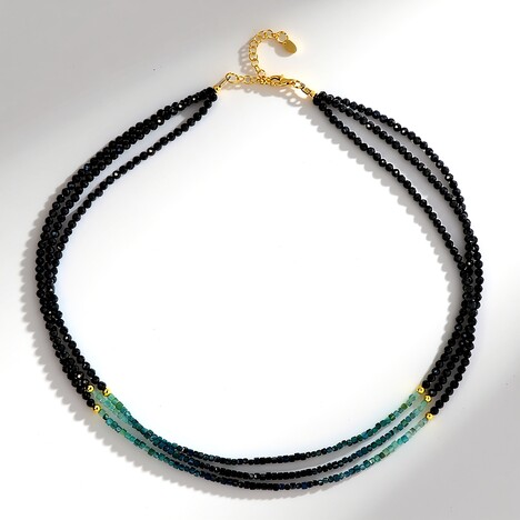 Collana in argento con Indicolite (Riya)