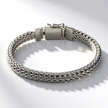 Brazalete en plata (Bali Barong)