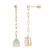 14K AAA Welo Opal Gold Earrings (CIRARI)