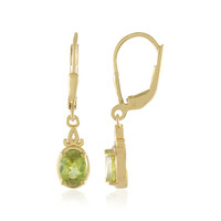 Sphene Silver Earrings