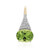 Gouden hanger met een Wagogo peridoot