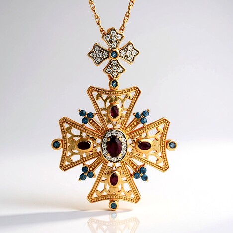 Collier en argent et Grenat Rhodolite (Dallas Prince Designs)