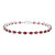 Madagascar Ruby Silver Bracelet