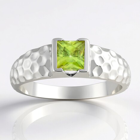 Anello in argento con Sfene