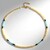 Collana in argento con Ematite Dorata