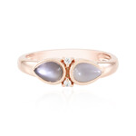 Anillo en plata con Piedra de Luna blanca (KM by Juwelo)