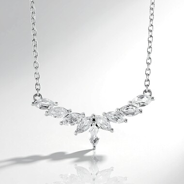 Collar en plata con Zircón