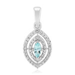 Gouden hanger met een Braziliaanse Paraiba toermalijn (AMAYANI)