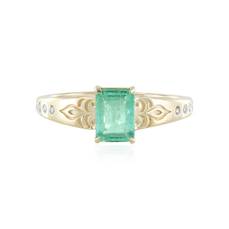 Russischer Smaragd-Goldring