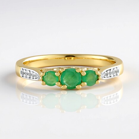 Anello in argento con Smeraldo Socoto