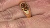 Anillo en plata con Zircón amarillo canario (Adela Silber)