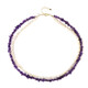 Collana in argento con Ametista Zambiana