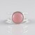 Anello in argento con Opale Rosa