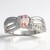 Anello in argento con MORGANITE MARROPINO