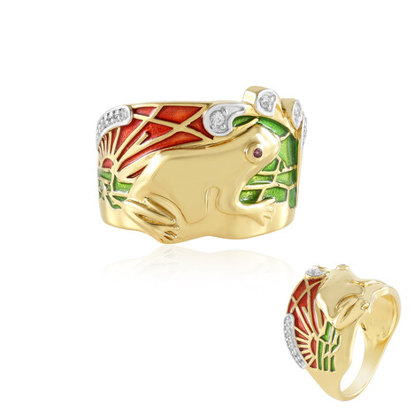 Anello in argento con Zircone (Adela Silber)