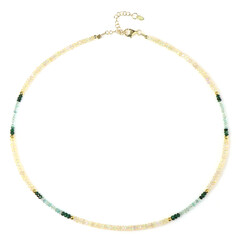 Collana in argento con Ematite Dorata