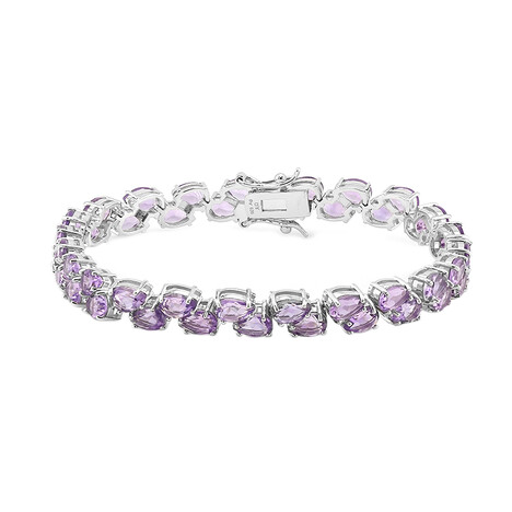 Amethyst Silver Bracelet