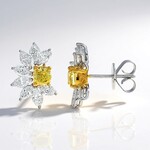 Orecchini in oro con Diamante Giallo SI2 (CIRARI)