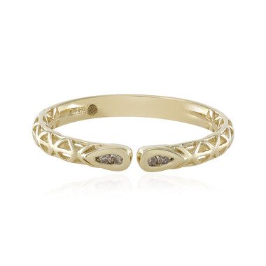 Anello in oro con Diamante Champagne I2 (Ornaments by de Melo)