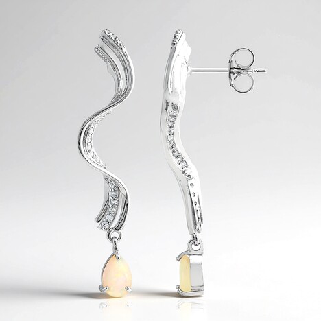 Orecchini in argento con Opale di Welo (SAELOCANA)