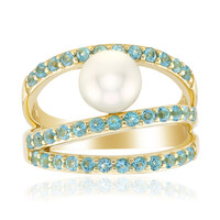 Akoya-Perlen-Goldring (Michelle Albala)