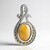 Ciondolo in argento con Quarzo Rutilato (Annette classic)