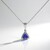 Collana in oro con Tanzanite AAA