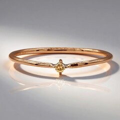 Anello in oro con Diamante Rose de France SI1 di Argyle (Annette)