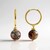 Boucles d'oreilles en argent et Agate du Mexique (MONOSONO COLLECTION)