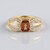 Anello in oro con Granato Cangiante (AMAYANI)