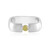 Bague en argent et Diamant jaune I2 (de Melo Essence)