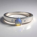 Anello in argento con Spectrolite