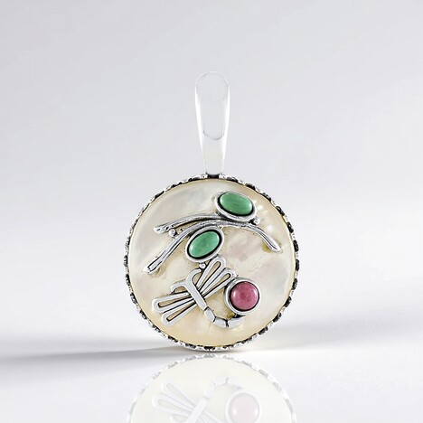 Ciondolo in argento con Madreperla (Desert Chic)