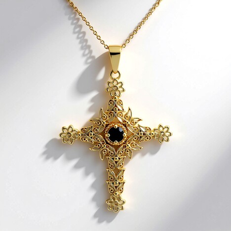 Collana in argento con Granato