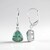 Orecchini in argento con Fluorite Verde