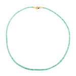 Sambia-Smaragd-Goldhalskette