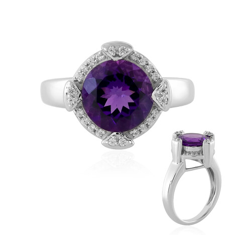 Uruguay-Amethyst-Silberring