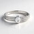 Anello in argento con Zircone