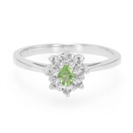 Chrom-Turmalin-Silberring