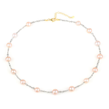 Collana in argento con Perla Akoya