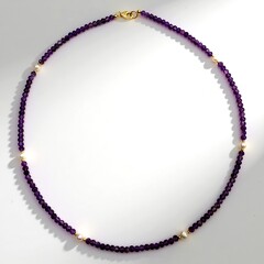 Collana in argento con Ametista